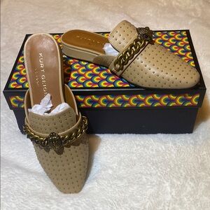 Kurt Geiger Camel Women's Chelsea Mules